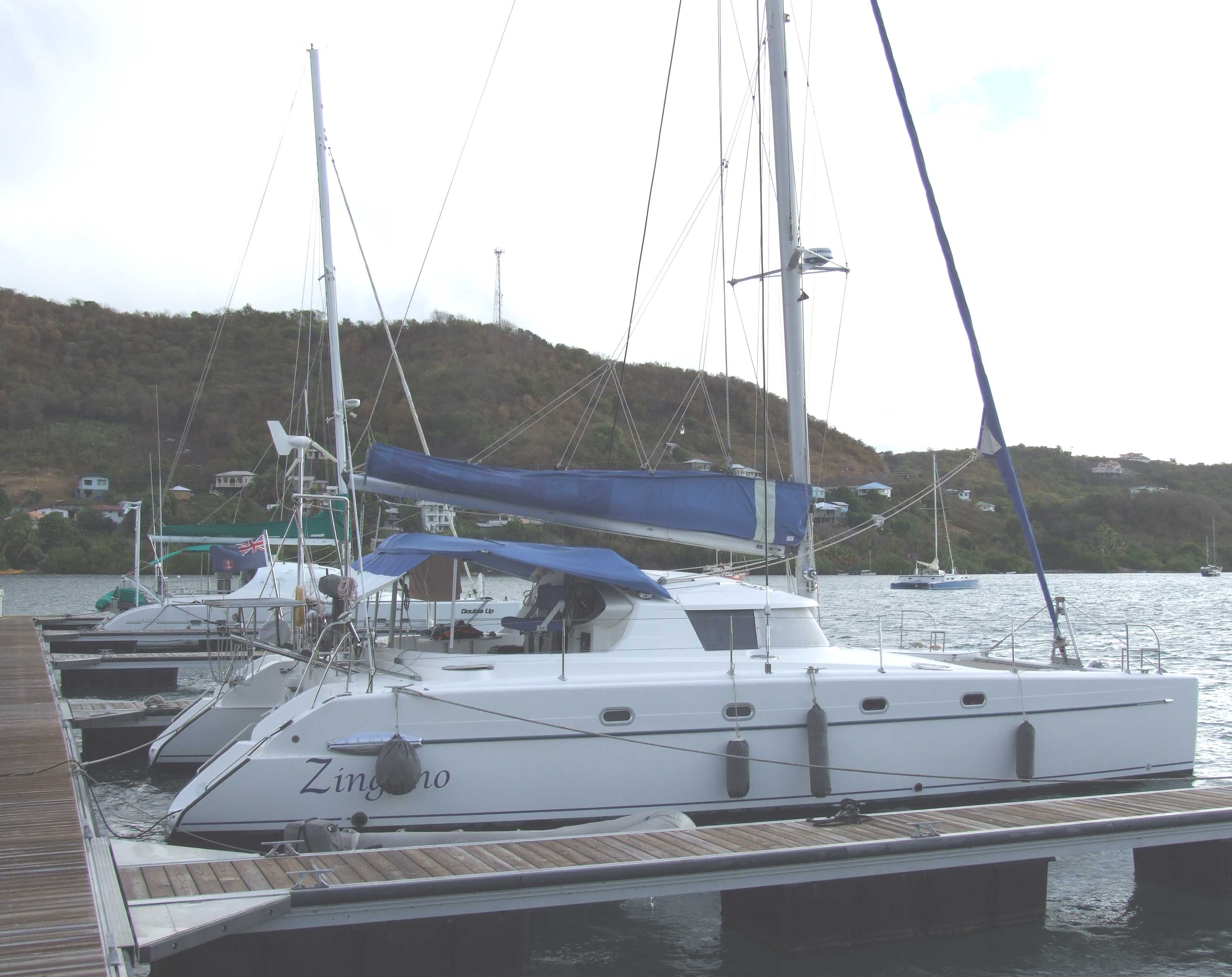 Used Sail Catamaran for Sale 2000 Belize 43 Boat Highlights